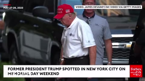 Donald Trump Spotted in NYC on Memorial Day Weekend