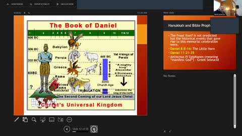 Sunday December 18,2022 The Messiah and Hanukkah