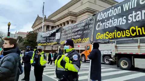 Washington DC LIVE 1.21.2022 March for Life Anti Abortion Protest feat. Patriot Front & Indy Press