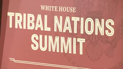 Biden delivers remarks at the White House Tribal Nations Summit