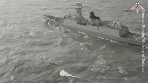 Navies of China and Russia engage in joint maneuvers (VIDEO)