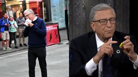 Pedo Bill Gates Twisted Billion Dollar Hot Dog! He Wanted To Make Sure We Saw This! RebelCall