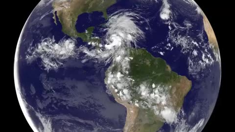 Global view of Sandy's life To Landfall