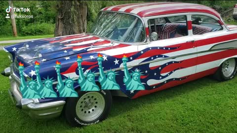 Patriotic 9/11 Tribute 57 Chevy