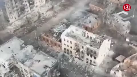 The drone footage of the destroyed Bakhmut was shocking