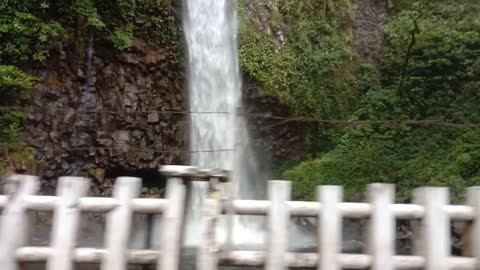 Waterfall from West Sumatera. Indonesian