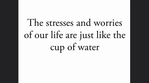 Ripples of Resilience: A Glass of Water