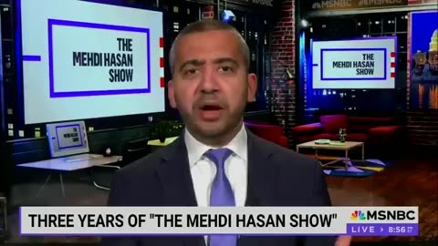 Mehdi Hasan announces he is leaving MSNBC during the final broadcast of his Sunday show