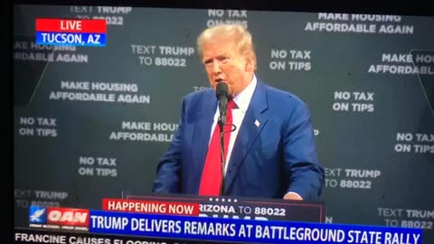 OAN Trump delivers remarks at Tucson battleground state rally 06:08 pm