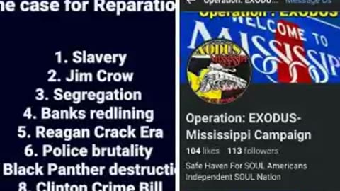 Kaba Kamene Speaking About Operation:EXODUS-Mississippi Campaign ? #BlackReparations