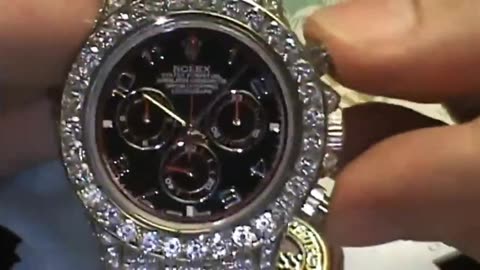 Custom Rolex Daytona Cosmograph( Diamond Setting)