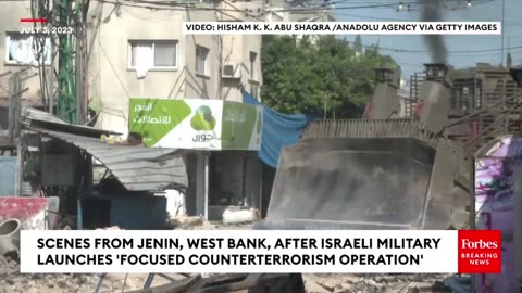 Scenes From Jenin, West Bank, After Israeli Terrorists Attack And Violent