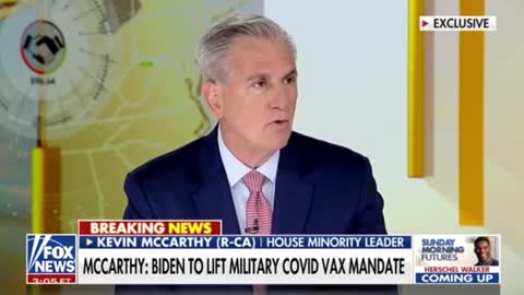 Kevin McCarthy Is Going To WAR Against Biden's Military Vaccine Mandate