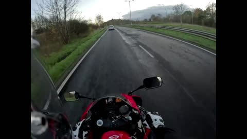 Heading home over a very windy Humber bridge