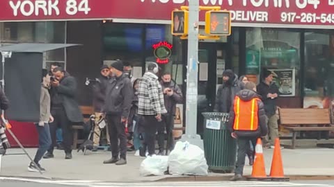 ' You ' Filming w/ Penn Badgley - New York City - March 27, 2024