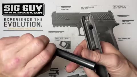 SIG Sauer P220 Legion SAO complete disassembly and reassembly video