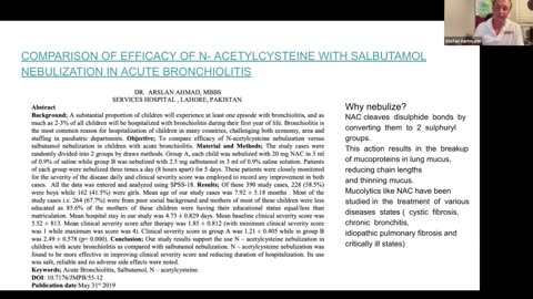 What to Do for the Congested Patient: Nebulized 20% Acetylcysteine Solution