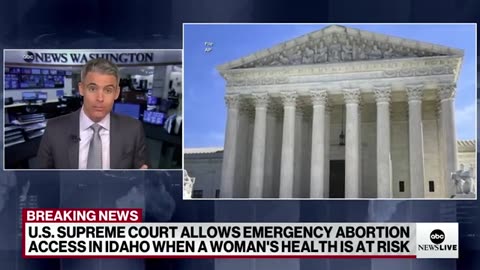 Supreme Court justices have 'extraordinary exchange' in Idaho abortion access ruling ABC News