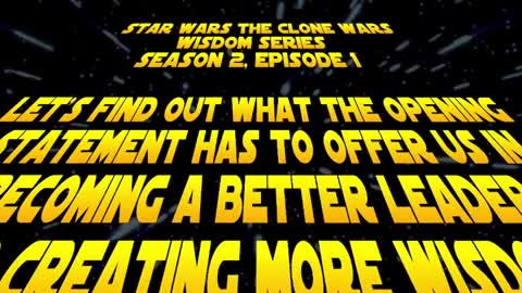 Star Wars Clone Wars Wisdom Series: Season 2, Episode 1