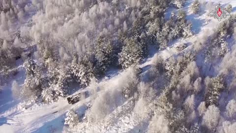 🇷🇺🇧🇾 Russian and Belorussian servicemen carry out combat ❄️🌧🌬 🌨❄️ intense WINTER training activities in Belarus