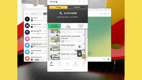 xplus minin app telegram