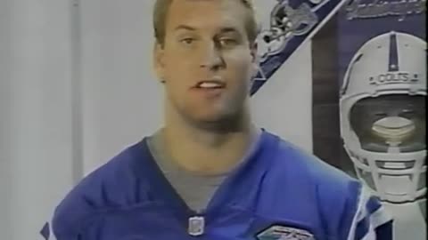 February 1995 - Indianapolis Colt Trev Alberts for Prevent Blindness Indiana