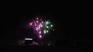 Cleburne Depot Stadium Fireworks 2021sep03