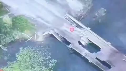 ✈️💣 The result of combat work of aviation with guided air bombs on two bridge