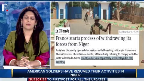 US Troops Resume Ops in Niger Even as Junta Wants France Out | Vantage with Palki Sharma