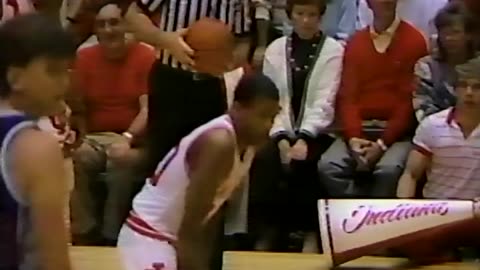 January 17, 1987 - College Basketball: Northwestern at Indiana