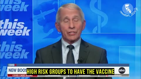 Fauci again pushing the vax