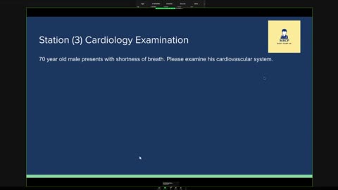 ST3.Examine the CVS of a 58 year old patient