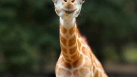 Giraffe cute baby