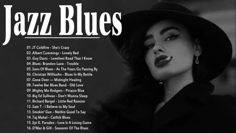 Best Jazz Blues Music | Best of Slow Blues/Rock Ballads | Electric Guitar & Piano 2023