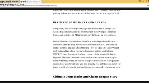 Ultimate game hacks and cheats