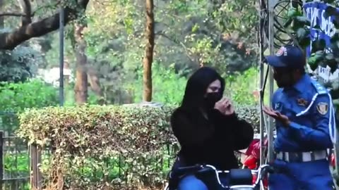 purposing Lady Police Prank -- BY AJ-AHSAN --