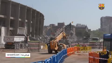 🇪🇸 | Moments of the destruction of Camp Nou stadium in Barcelona - Spain