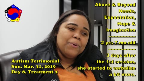 Autism Testimonial - Treatment 2, Day 8