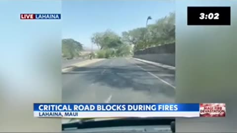 A MUST SEE HERZOG LAHAINA FIRE VIDEO ~CRITICAL ROAD BLOCKS DURING FIRES