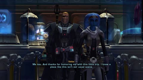 SWTOR Date Night with Vette Male Sith Warrior Handle It Yourself and Be the Hero