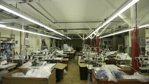 A day in the life of a British clothing factory