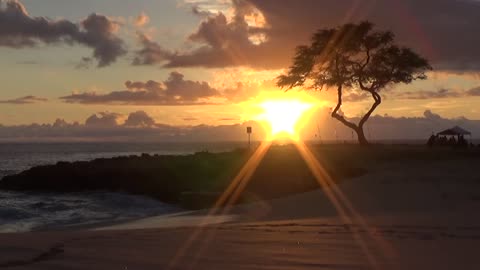 Wai'anae, HI — Kalaniana'ole Beach Park (Nanakuli Beach Park) - Sunset