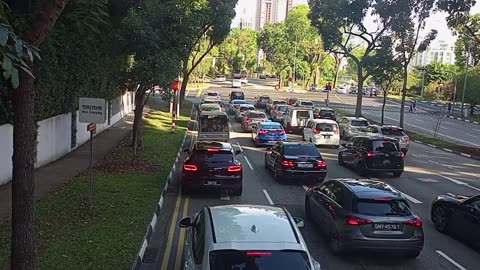 Tour de Singapore - from Double Decker Bus