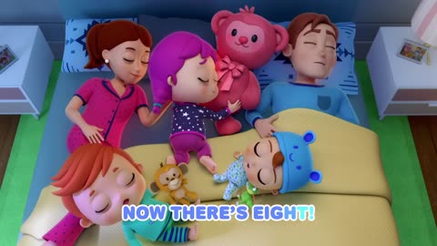 Ten in the Bed ( Famili Editing )| Little Angel Kids Songs & Nursery Rhymes