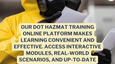 DOT Hazmat Training Online