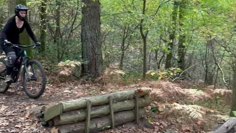 Mountain Biker Flies Off Ramp Into Faceplant