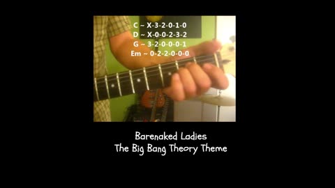 The Big Bang Theory Theme ~ Barenaked Ladies ~ a Little Lesson.