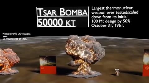 Nuclear explosion SIZE matters