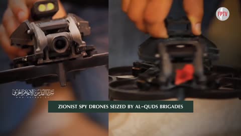 (EN) Al-Quds Brigades (PIJ) Zionist spy drones seized, Aug 9, 2024.