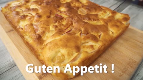 Einfacher und leckerer Apfelkuchen in 5 Minuten